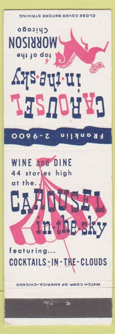 Matchbook Cover - Morrison Hotel Chicago IL Carousel