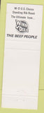 Matchbook Cover - Winn Dixie Grocery Meat Beef