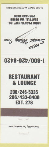 Matchbook Cover - Swept Wing Inn Seattle WA Restaurant
