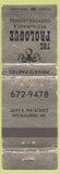 Matchbook Cover - Prologue Restaurant Milwaukee WI WEAR