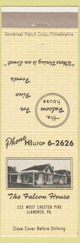 Matchbook Cover - Falcon House Llanerch PA