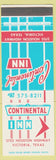 Matchbook Cover - Continental Inn Victoria TX