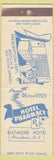 Matchbook Cover - Hotel Pharmacy Biltmore Providence RI