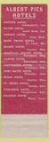 Matchbook Cover - Hotel Belden Canton OH red