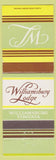Matchbook Cover - Williamsburg Lodge VA