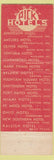 Matchbook Cover - Albert Pick Hotels Fort Hayes Columbus OH
