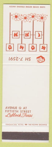 Matchbook Cover - Koko Inn Lubbock TX