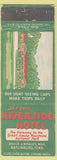 Matchbook Cover - Riverside Hotel Gatlinburg TN WORN
