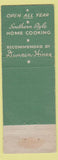 Matchbook Cover - Riverside Hotel Gatlinburg TN WORN