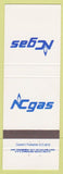 Matchbook Cover - NC Gas Natural Gas Canada