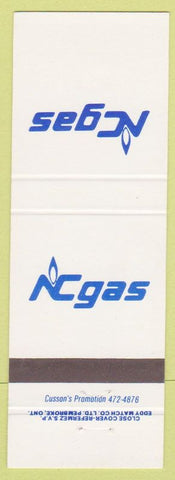 Matchbook Cover - NC Gas Natural Gas Canada