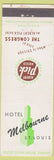 Matchbook Cover - Hotel Melbourne ST Louis MO WEAR