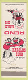 Matchbook Cover - Harolds Club Reno NV casino