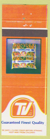 Matchbook Cover - True Value TV Food Grocery Frozen Vegetables