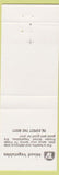 Matchbook Cover - True Value TV Food Grocery Frozen Vegetables
