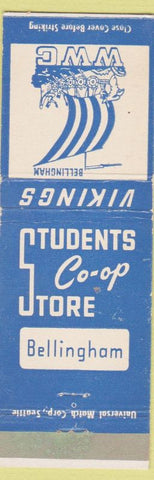Matchbook Cover - Bellingham Vikings WA College