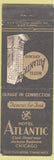 Matchbook Cover - Hotel Atlantic Chicago IL