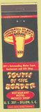 Matchbook Cover - South of the Border Dillon SC #1