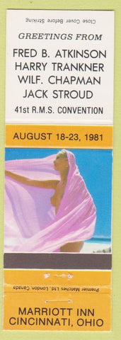 Matchbook Cover - RMS 1981 Cincinnati OH pinup