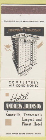 Matchbook Cover - Andrew Johnson Hotel Knoxville TN