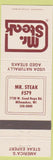 Matchbook Cover - Mr Steak Restaurant Milwaukee WI
