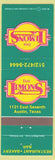 Matchbook Cover - Don Limons Austin TX restaurant
