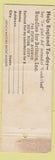Matchbook Cover - WWII Aid to Britain WEAR
