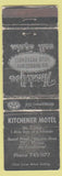 Matchbook Cover - Kitchener Motel OPN WORN