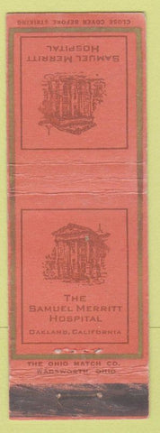 Matchbook Cover - Samuel Merritt Hospital Oakland CA