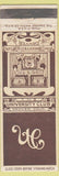 Matchbook Cover - University Club Denver Colorado