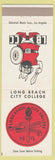 Matchbook Cover - Long Beach City College Long Beach CA Vikings