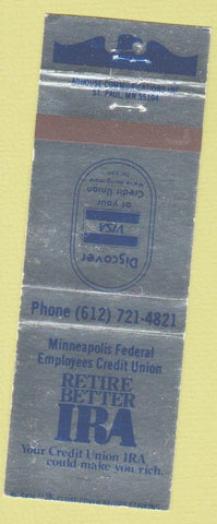 Matchbook Cover - Minneapolis Federal Credit Union MN