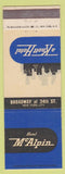 Matchbook Cover - Hotel McAlpin New York City