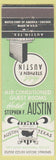 Matchbook Cover - Hotel Stephen F Austin Affiliated Hotels Austin TX