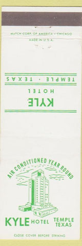 Matchbook Cover - Kyle Hotel Temple TX