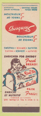 Matchbook Cover - Steinberg's Grocery QC? Big City Bread