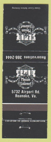 Matchbook Cover - Le Maison du Gourmet Roanoke VA