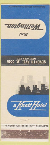 Matchbook Cover - Hotel Wellington New York City