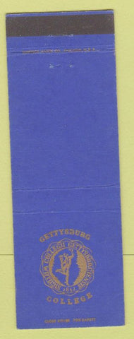 Matchbook Cover - Gettysburg College PA