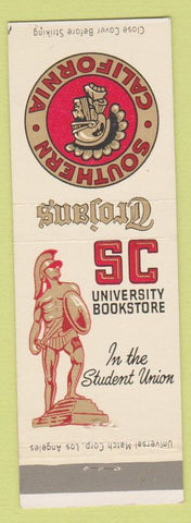 Matchbook Cover - University Southern California USC Trojans Los Angeles CA