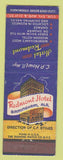 Matchbook Cover - Redmont Hotel Birmingham AL