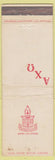 Matchbook Cover - Alpha Chi Omega WORN Carmel Papers Hollywood CA