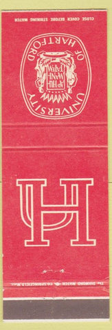 Matchbook Cover - University of Hartford CT