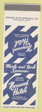 Matchbook Cover - Norwood Hotel Winnipeg MB