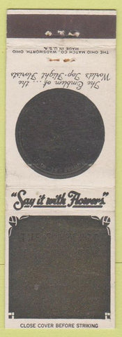 Matchbook Cover - FTD Flowers Saltford Flowers Poughkeepsie NY low phone #