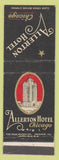 Matchbook Cover - Allerton Hotel Chicago IL