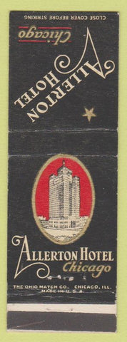 Matchbook Cover - Allerton Hotel Chicago IL