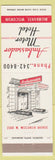 Matchbook Cover - Ambassador Motor Hotel Milwaukee WI
