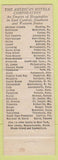 Matchbook Cover - Harrisburger Hotel Harrisburg PA blue