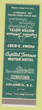 Matchbook Cover - Capitol Terrace Motor Hotel Columbia SC WEAR